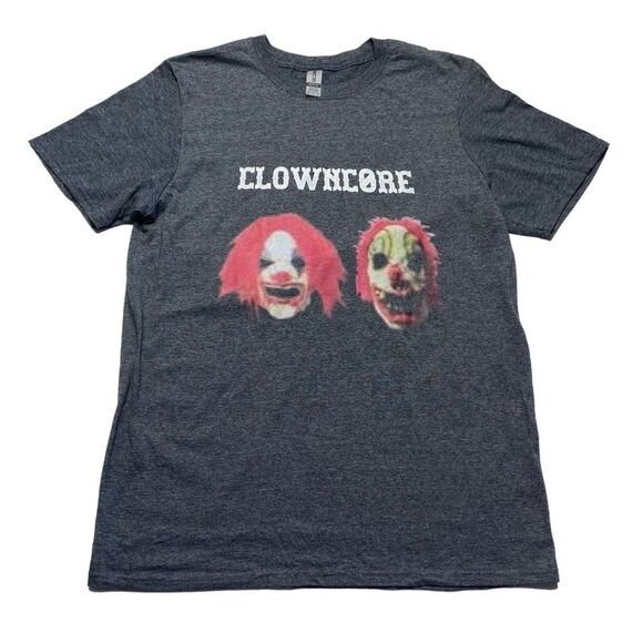 Gildan CLOWNCORE Clown Tee Shirt Gray Sz M - Picture 8 of 8